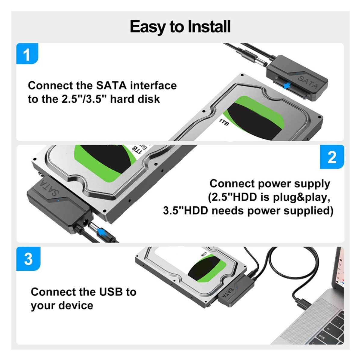 Кабель-адаптер SWXF SATA-USB 3 – обзор и цена External Ssd