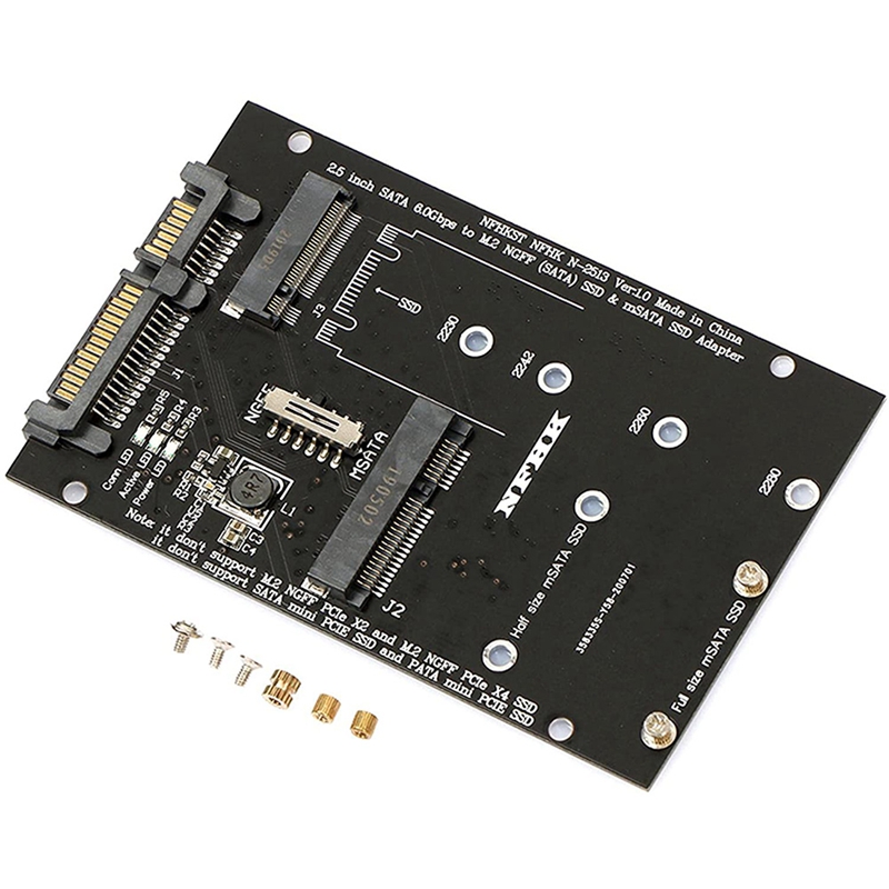 Адаптер-конвертер M.2 NGFF MSA – обзор и цена Sata Ssd
